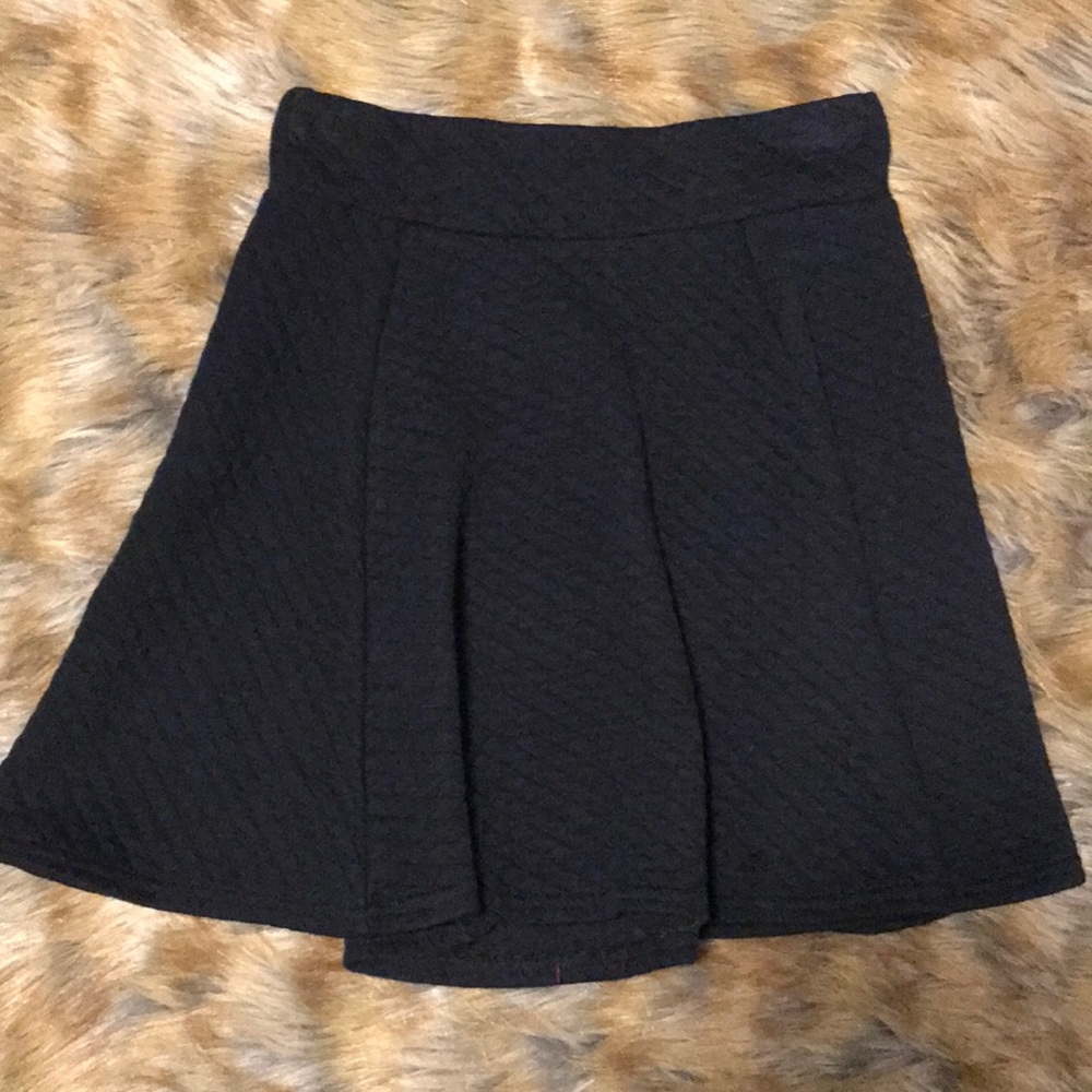 Black skater skirt